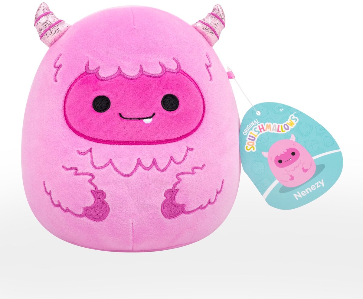 Jazwares Squishmallows - little plush (nenezy - pink yeti) - 19cm plush