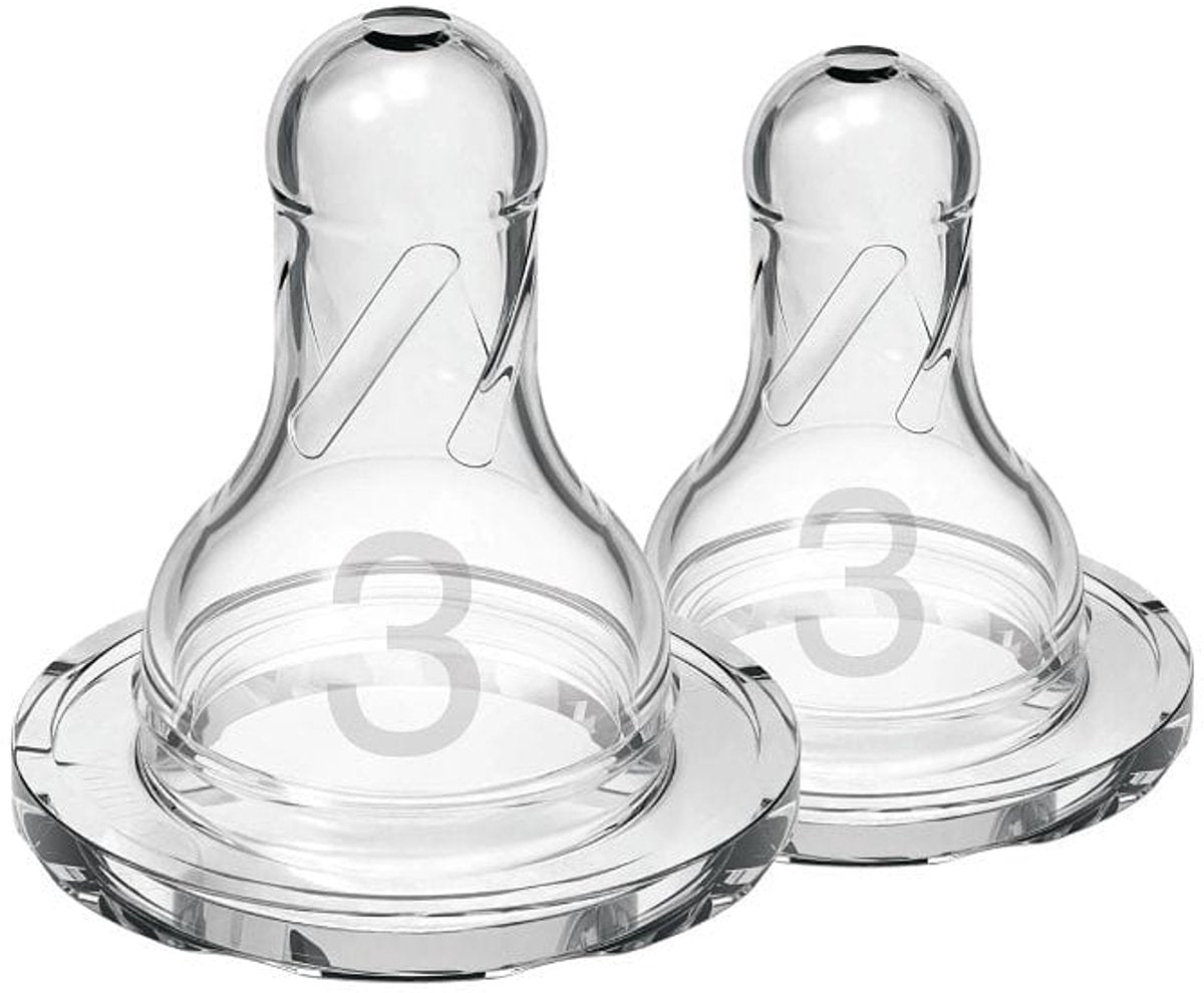 Dr. Brown's options+ flesspeen - fase 3 - smalle halsfles - 2 stuks