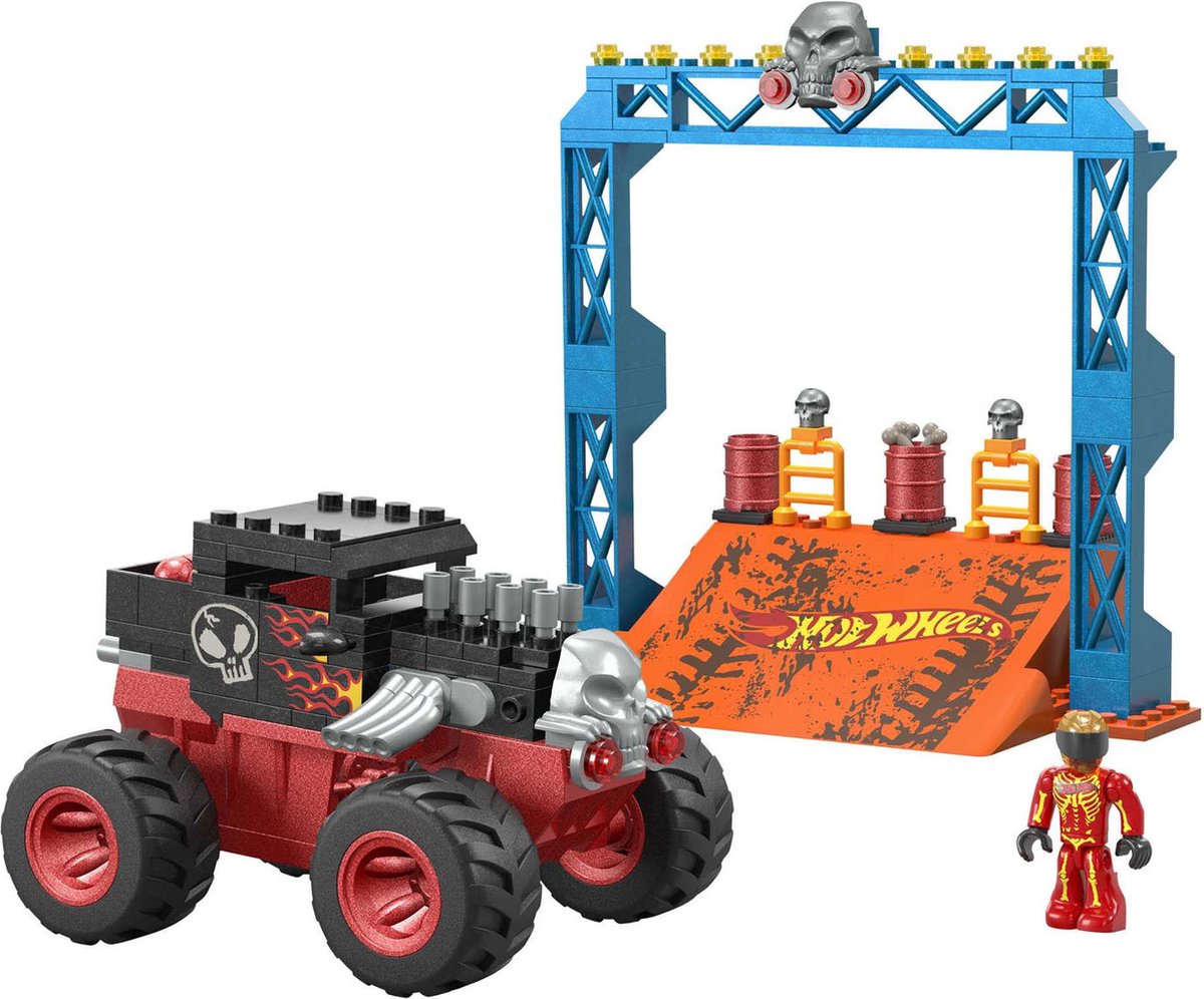 Mega hot wheels smash n crash bottenschudder pletbaan