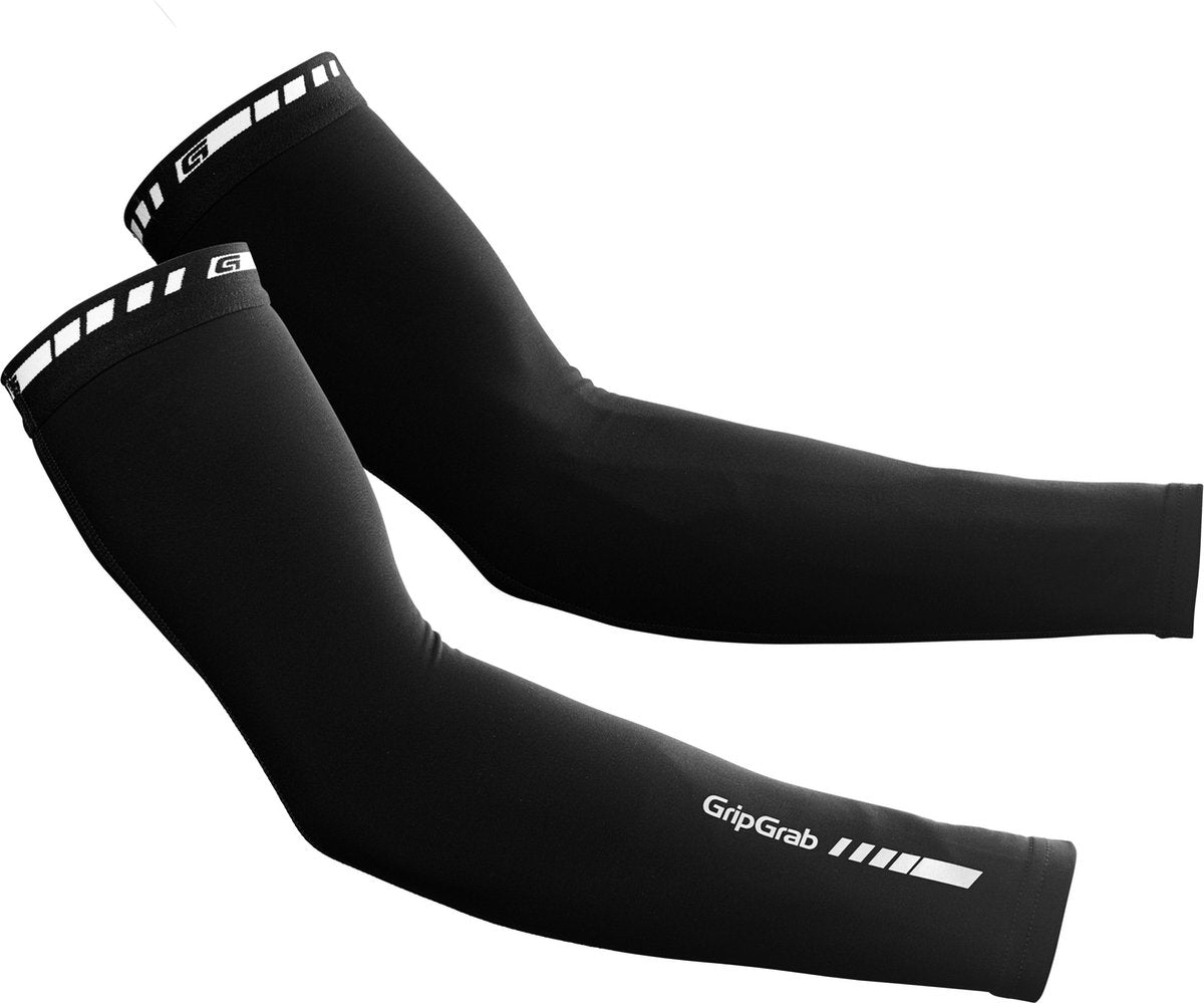 GripGrab - light arm warmers lente herfst fiets armstukken wielrennen armwarmers - zwart - unisex - maat m