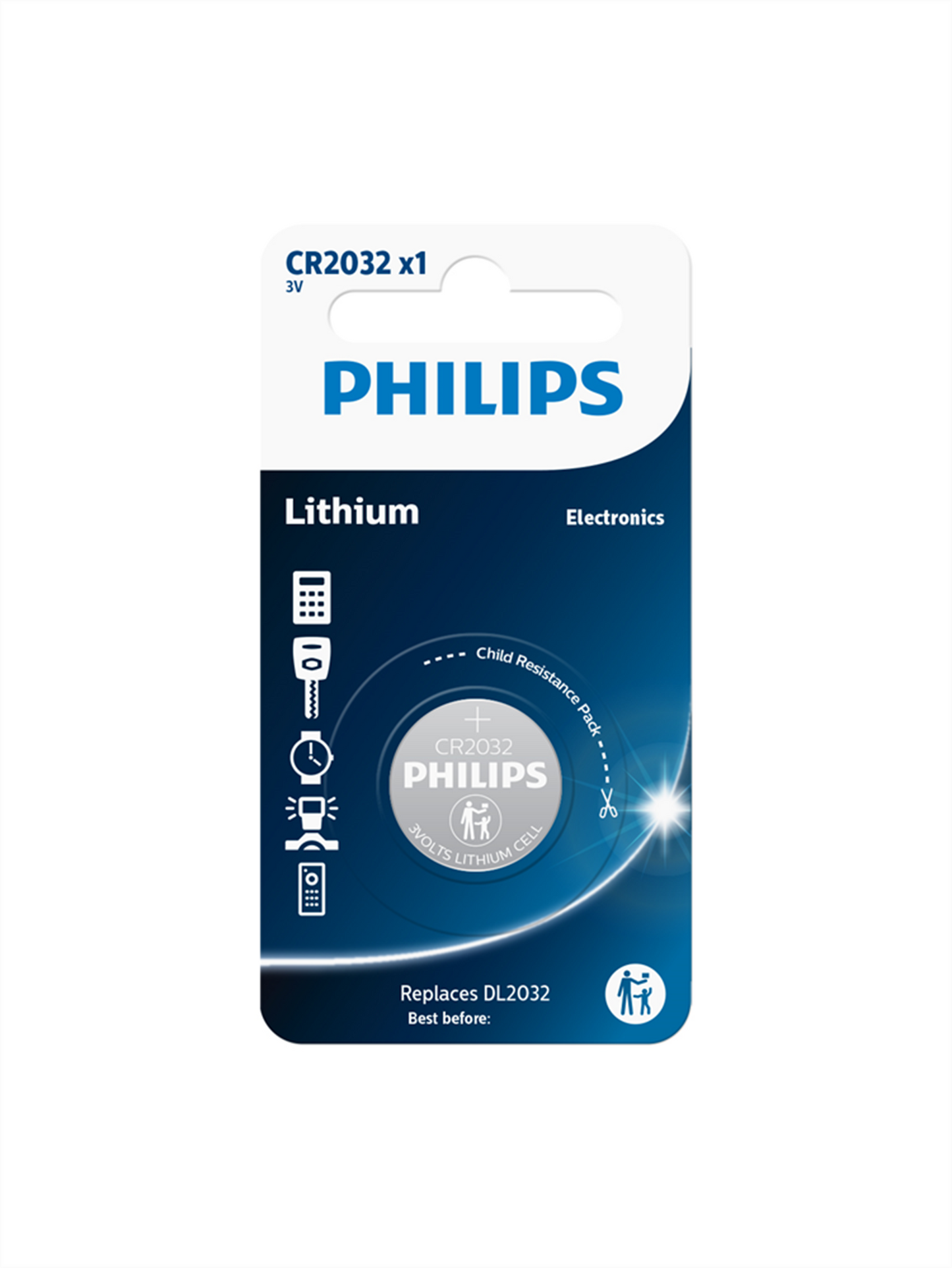 Varta Philips lithium cr2032 3v batterij