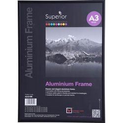 Fotolijst SECO ALA3-BK Zwart 307 mm x 307 mm