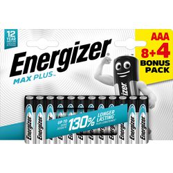 Batterij Energizer Max Plus 12 AAA 1.5