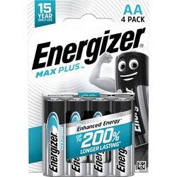 Batterij-Energizer Max Plus 4 AA LR6