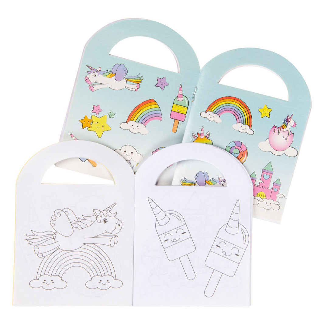 Duckiez Kleurboekje met stickers eenhoorn