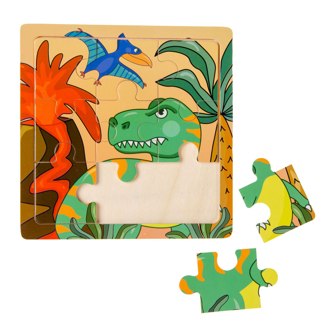Duckiez Houten puzzel (ruimte, piraat of dinosaurus)