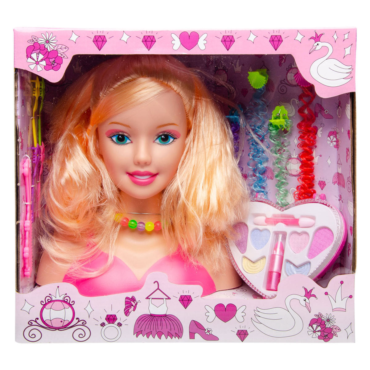 Duckiez Make-up pop blond haar
