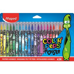 Viltstift Maped 845401 Kleurenassortiment 24 stiften in doos