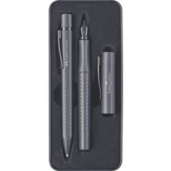 Faber-Castell Pennenset fp m bp grip edition zwart