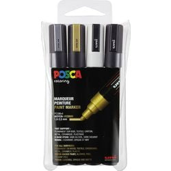 PK4 Lakmarker POSCA Kleurenassortiment PC-5M