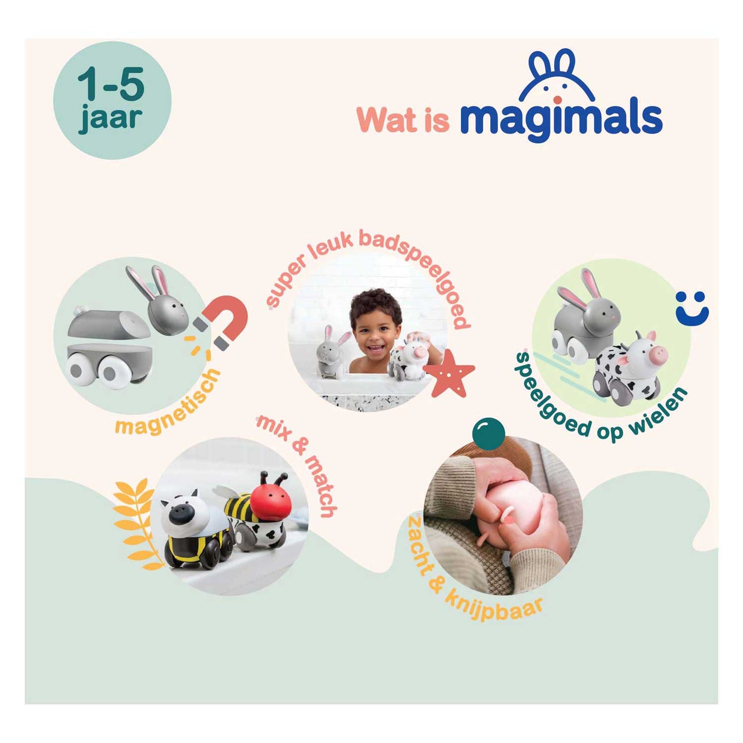 Clics Magimals wheely farm box - 6dlg.