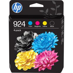 Inktcartridge HP 924 cyaan magenta geel zwart origineel 6C3Z1NE