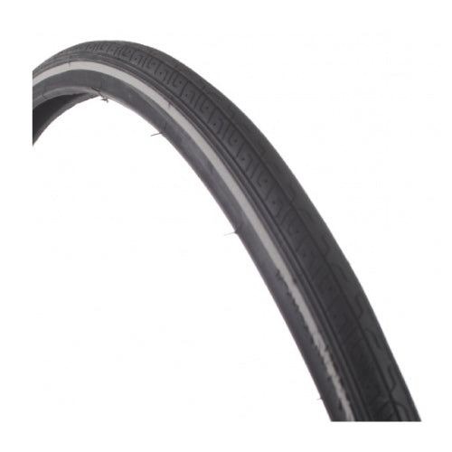 Deli Tire Buitenband 27 x 1¼ 32-630 - zwart met reflectie