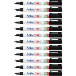 Permanent marker Artline 700 medium 0,7mm zwart rond milieuvriendelijk