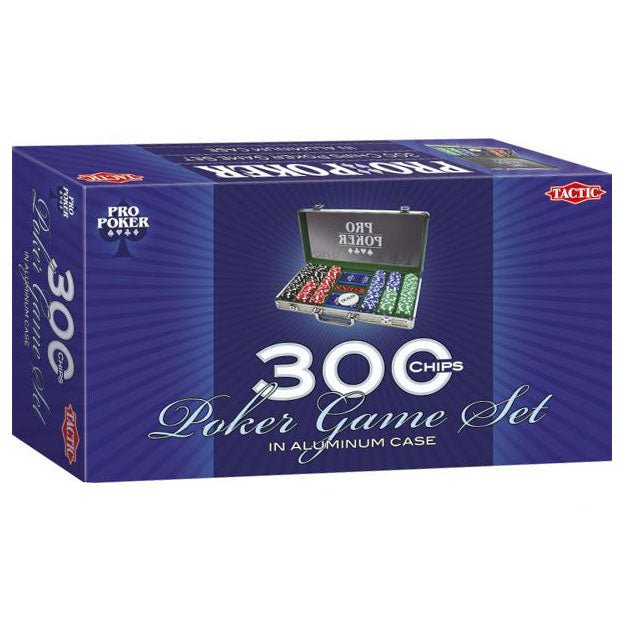 Tactic Pro pokerkoffer, 300 chips