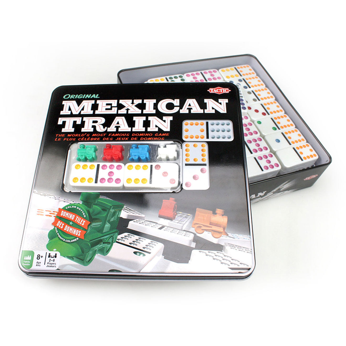 Tactic Mexican train domino spel