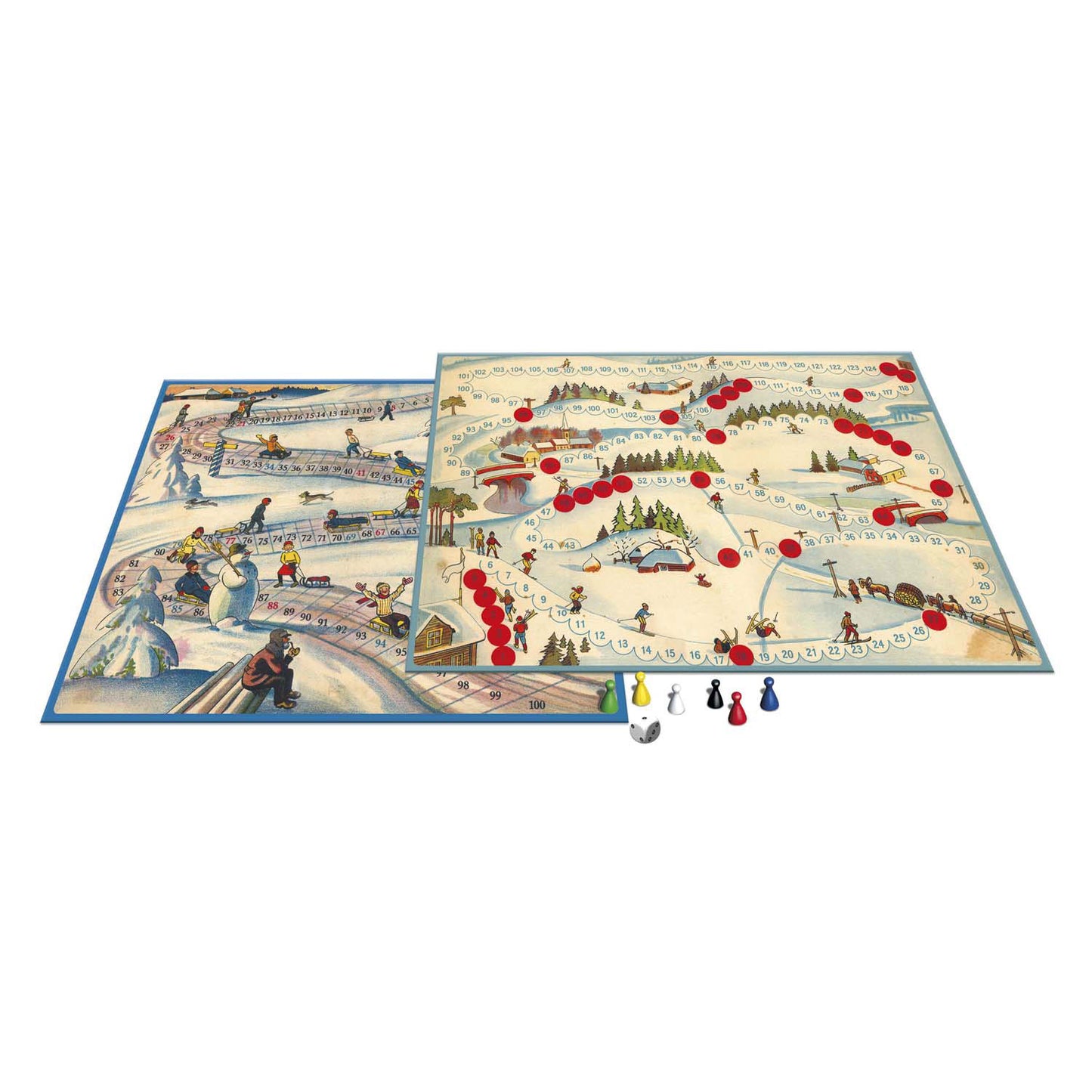 Tactic Bordspel spellen van toen - sleetje rijden ski club
