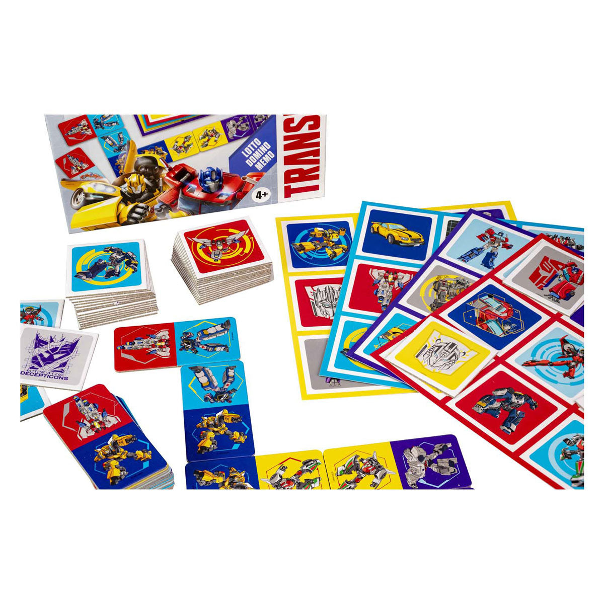 Tactic Transformers 3in1 memo lotto domino