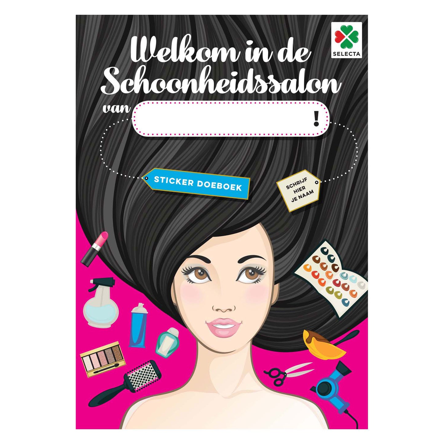 Selecta Welkom in mijn schoonheindssalon stickerboek