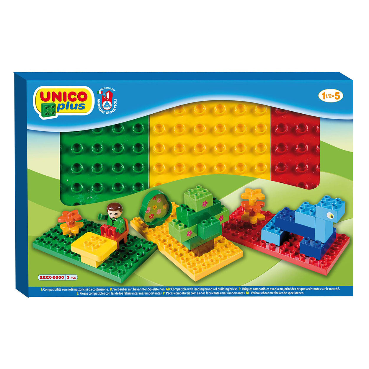 Unico bouwplaten - 3dlg.