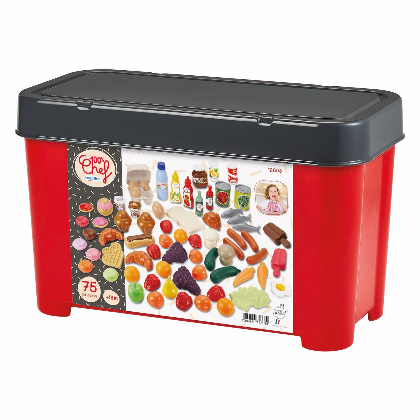 Écoiffier Ecoiffier speelgoed eten - 75dlg.