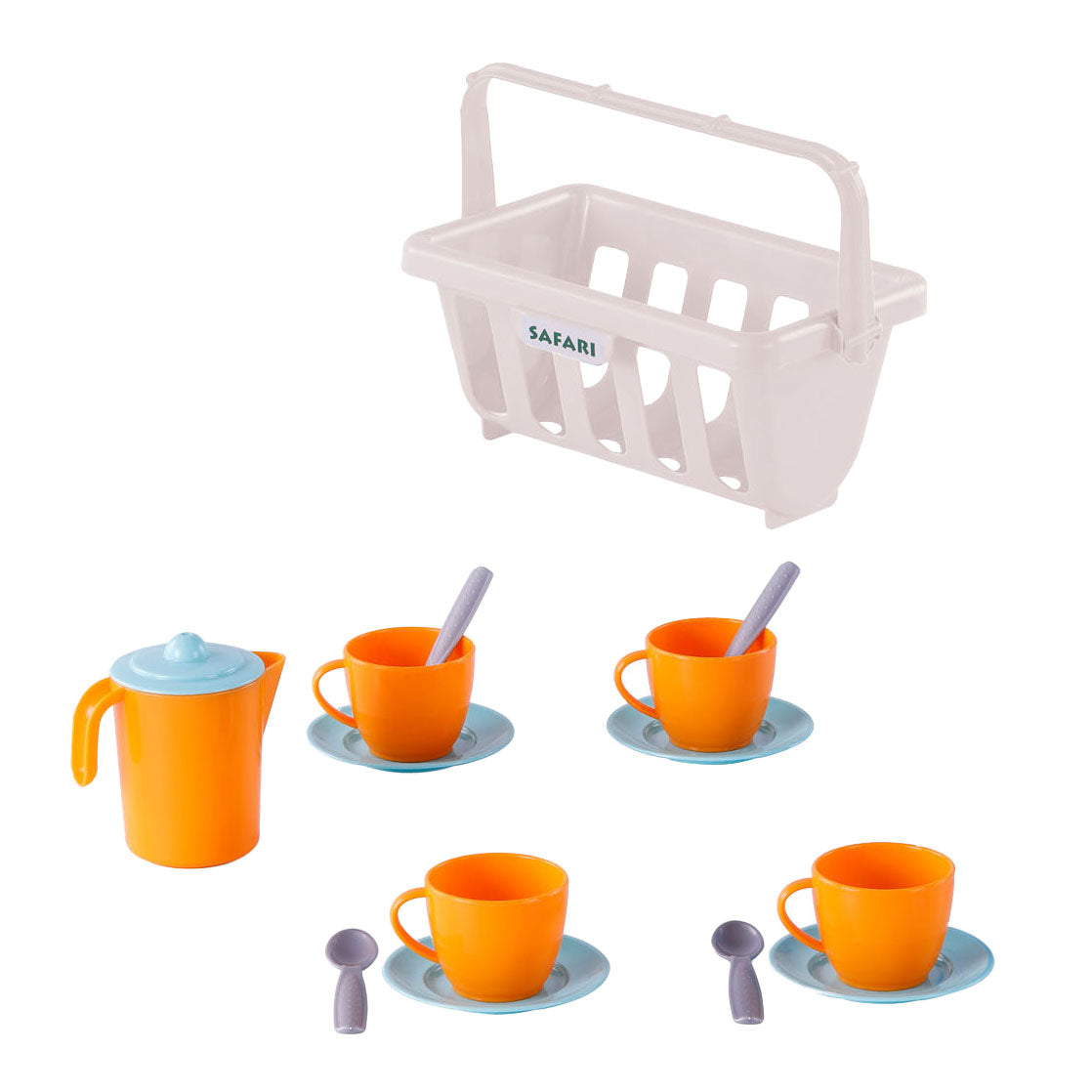 Cavallino servies in mand oranje, 15dlg.