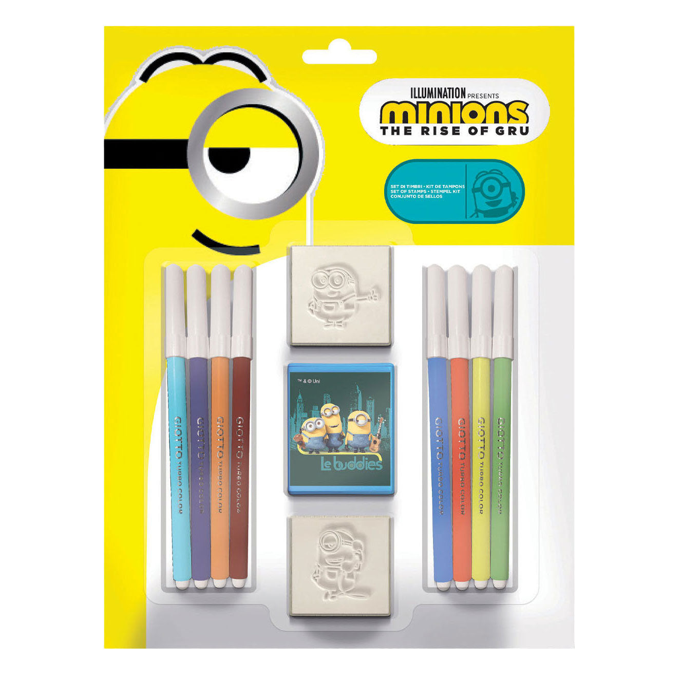 Multiprint Minions stempelset, 11dlg.