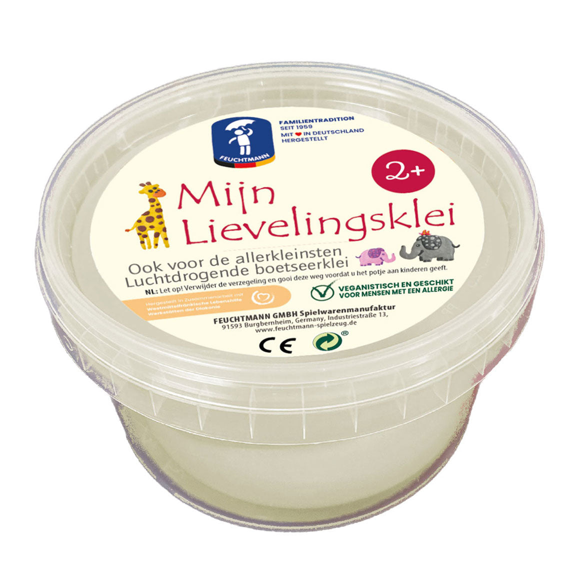 Feuchtmann Mijn lievelingsklei - wit, 500gr.