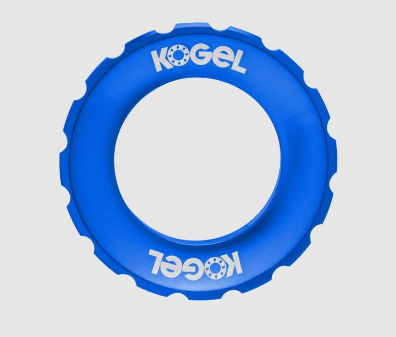 Kogel Lockring Centerlock Compatibel Rotor Lockring External Blauw - 147989