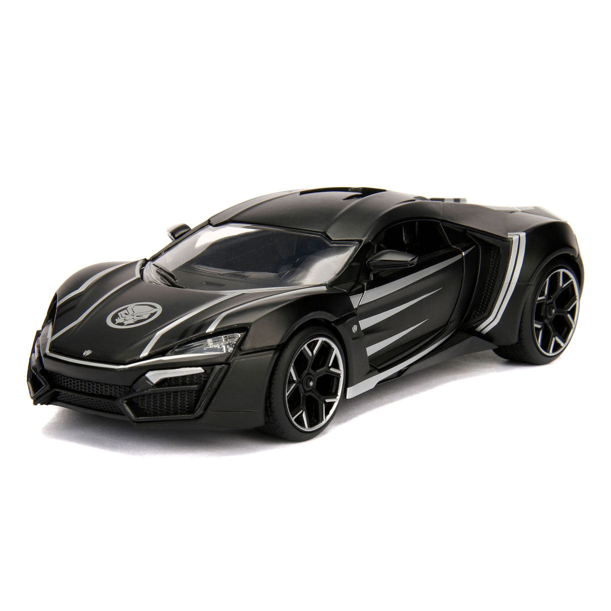 Jada Toys Jada die-cast avengers black panther met auto 1:24