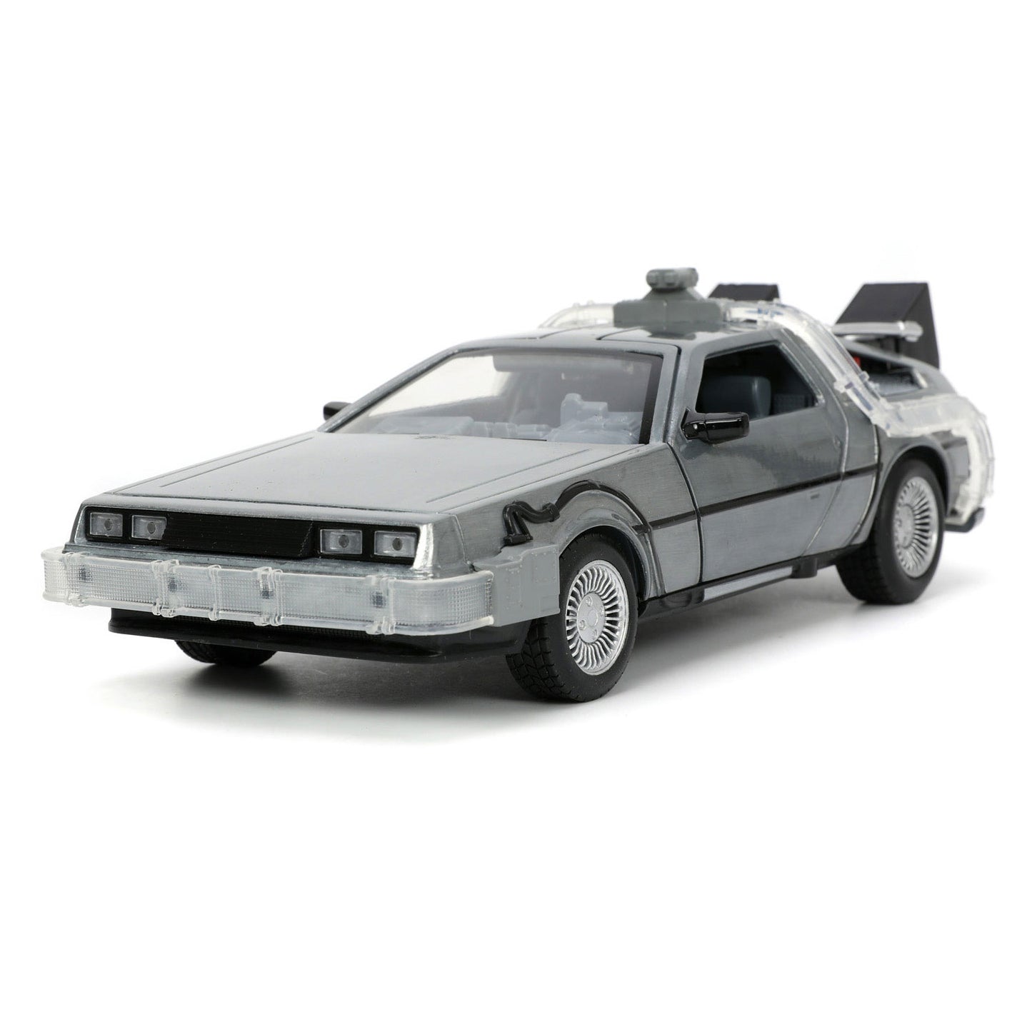 JADA die-cast time machine back to the future 1 auto 1:24