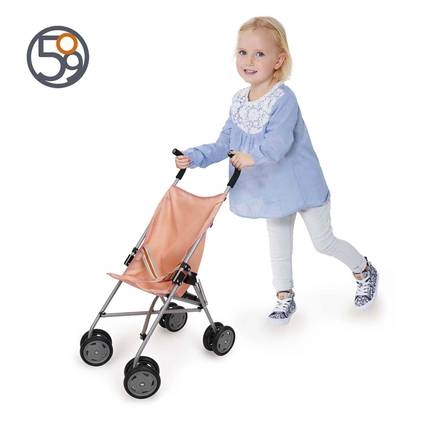 Lobbes Speelgoed BV Buggy poppenwagen opvouwbaar