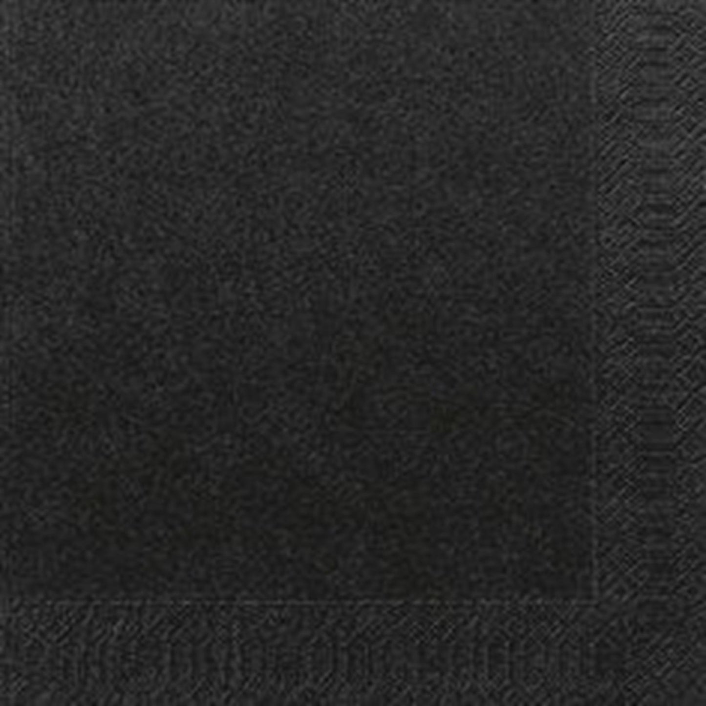 Duni servetten zwart 33x33cm bio
