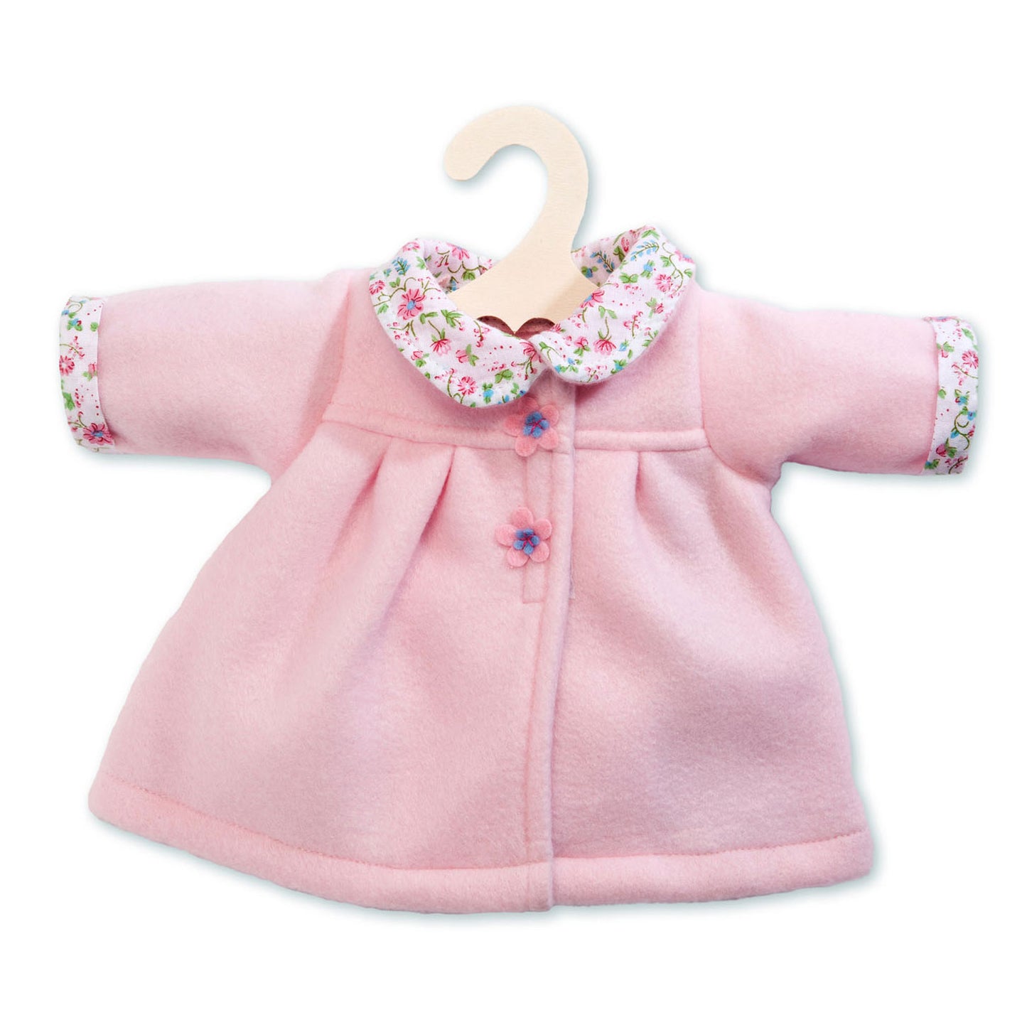 Heless Poppen winterjas roze, 28-35 cm