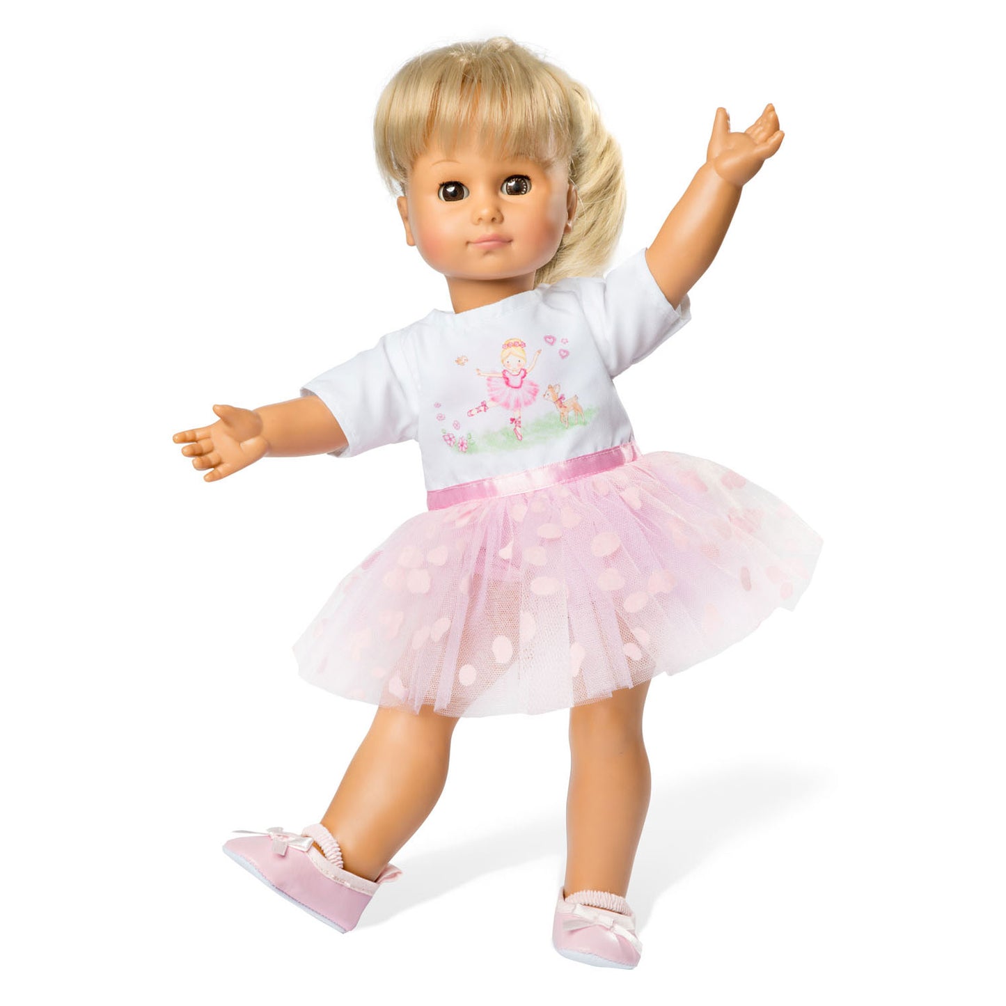 Heless Poppenjurk ballerina, 35-45 cm