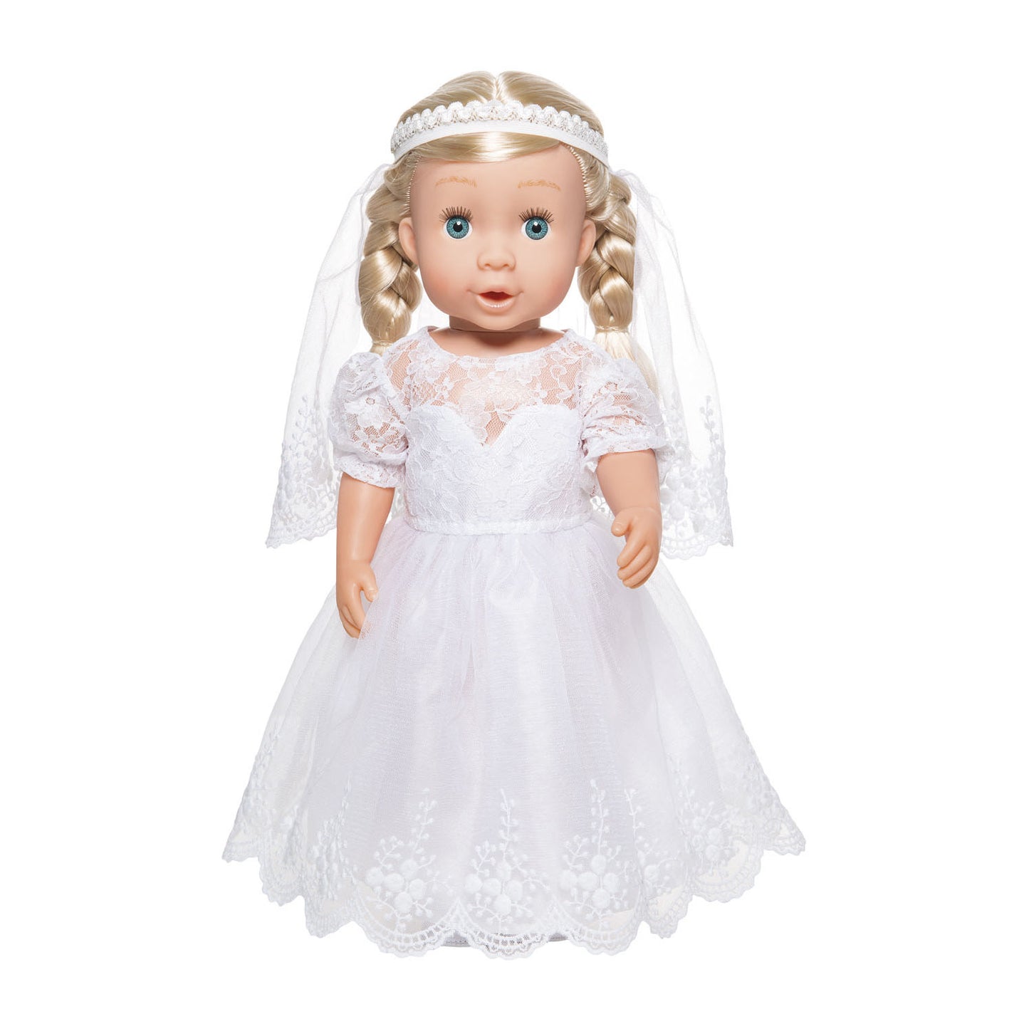 Heless Poppen trouwjurk met sluier, 35-45 cm
