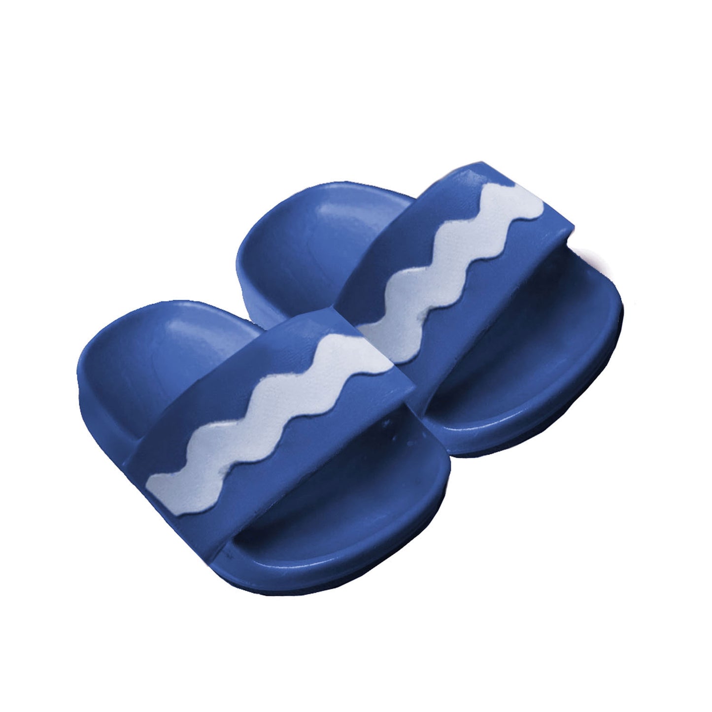 Heless Poppen badslippers blauw, 38-45 cm