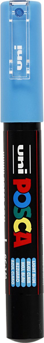 Posca Uni verfmarker 1mc lichtblauw - conische punt - 1 mm