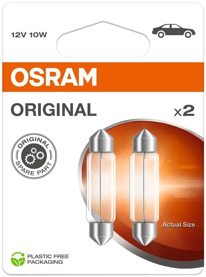 OSRAM soffittenlampe soff.lamp 12v 10w 2st.sb base sv 8.5-8