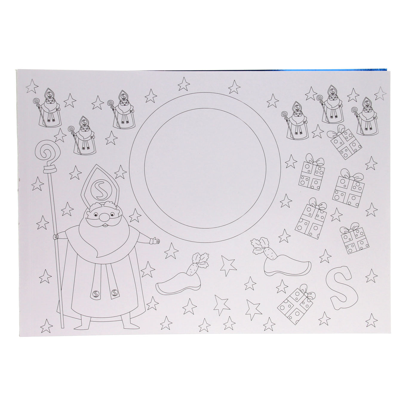 Wins Holland Placemats kleurboek sinterklaas, 12st.