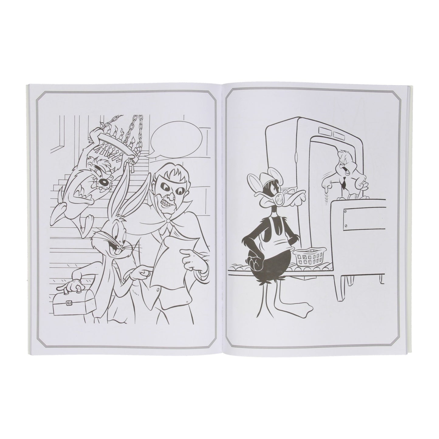 Boek Specials Nederland BV Warner bros color kleurboek looney tunes met stickers