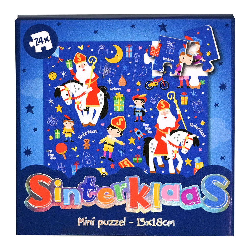 Wins Holland Mini puzzel sinterklaas, 24st.
