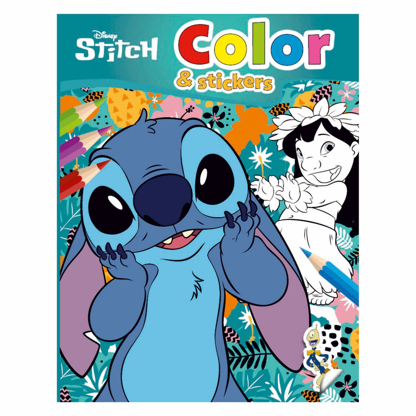 Boek Specials Nederland BV Stitch kleurboek en stickers