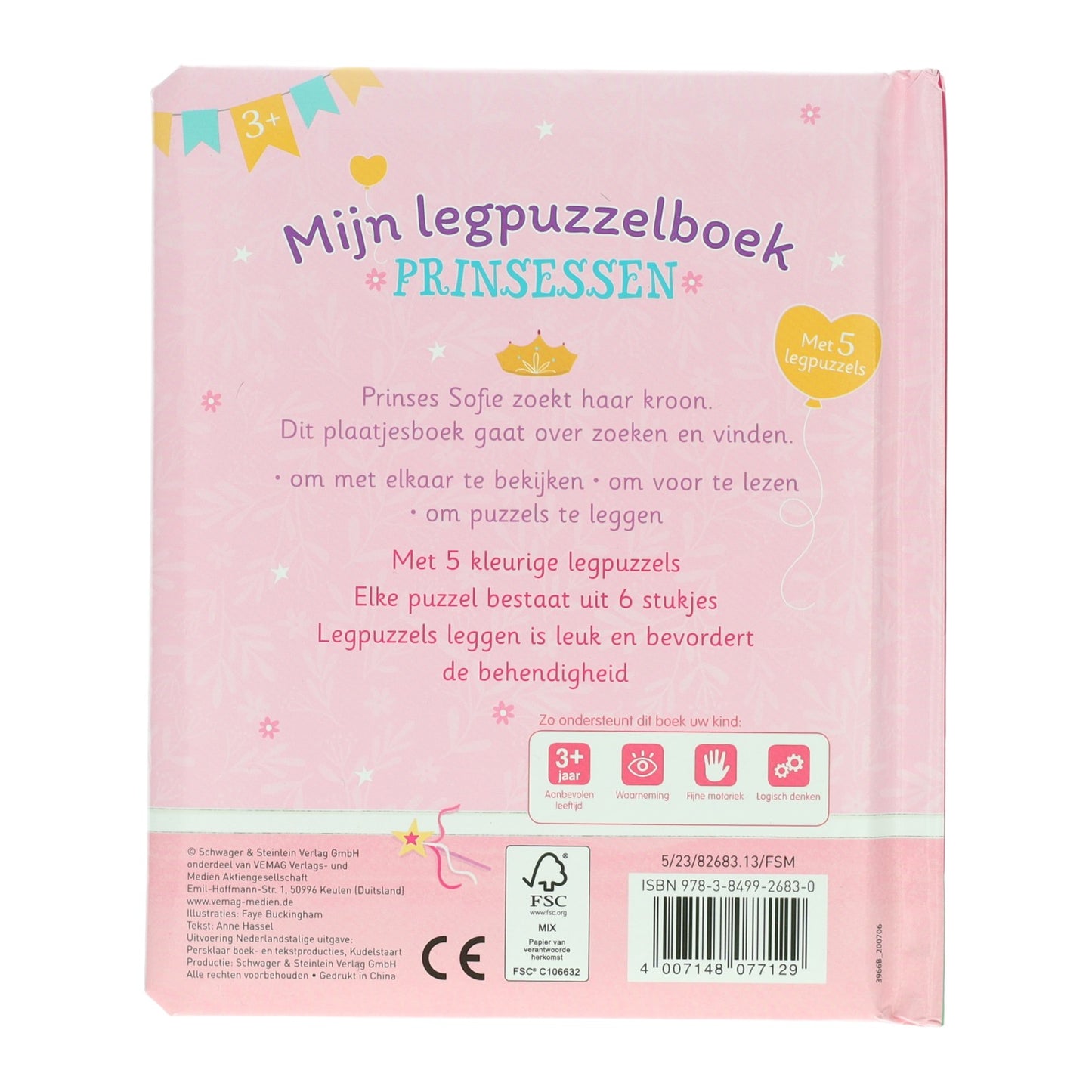 Wins Holland Mijn legpuzzelboek prinsessen