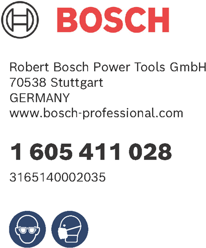 Bosch Accessoires stofzakken voor pks 40, gex 150 ace, pss 23 a, gss 16 a, psf 22 a, guf 422 a 1st - 1605411028