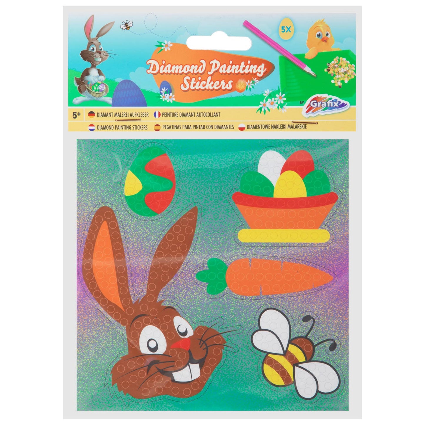 Grafix Diamond painting stickers pasen