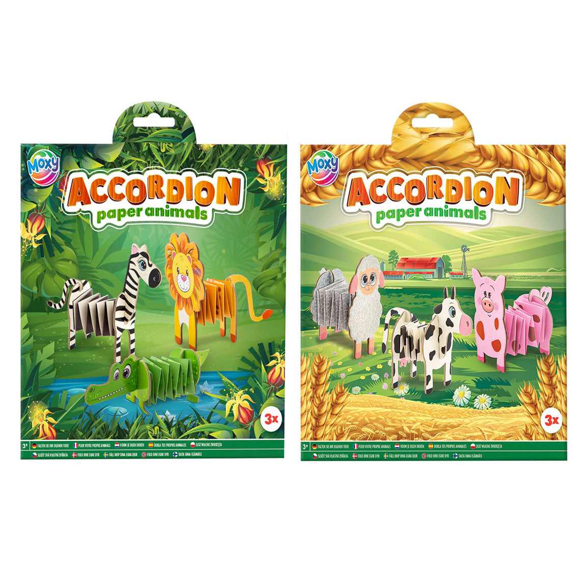 Creative Craft Group Vouw je eigen papieren dieren, 3dlg.