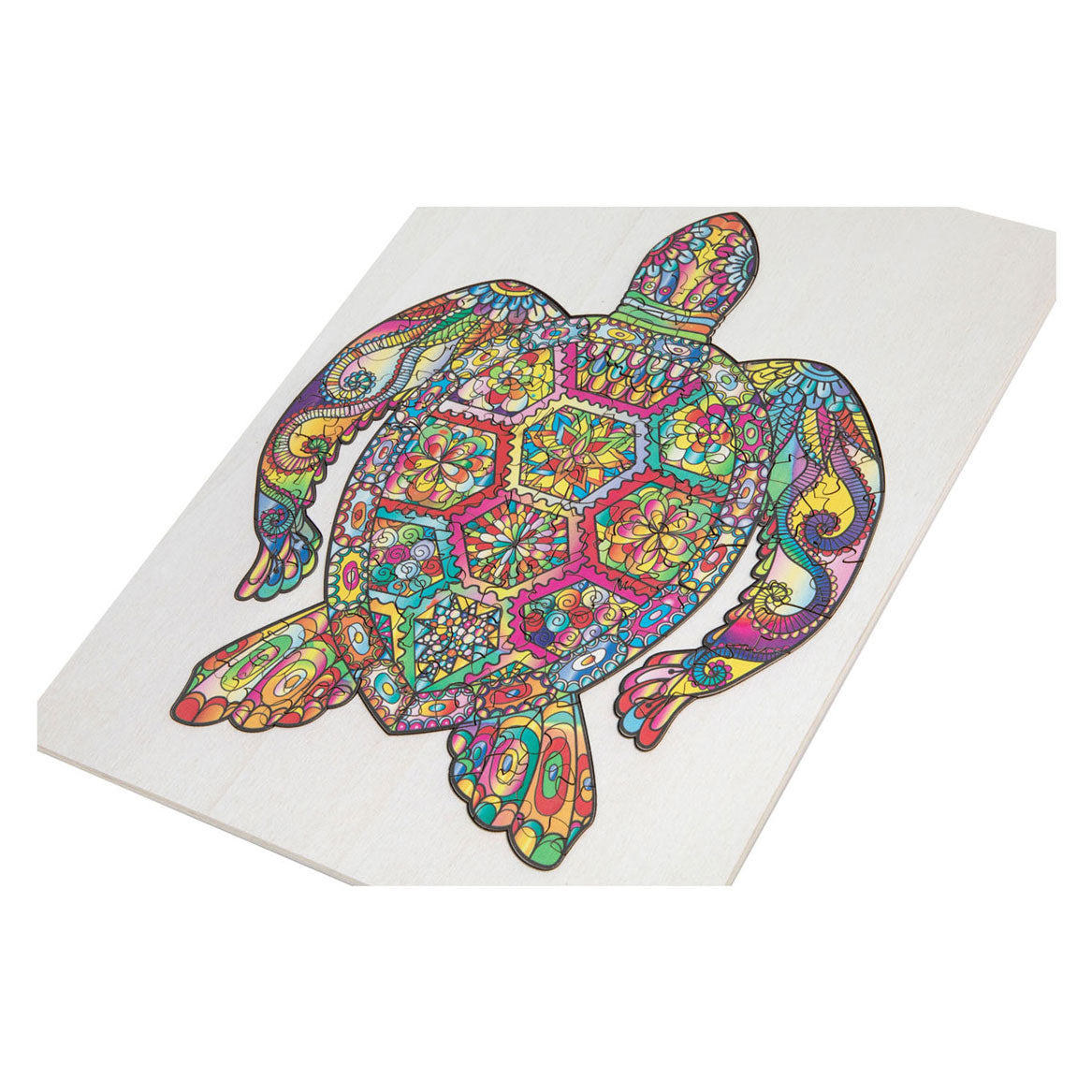Creative Craft Group Houten legpuzzel schildpad, 130st.