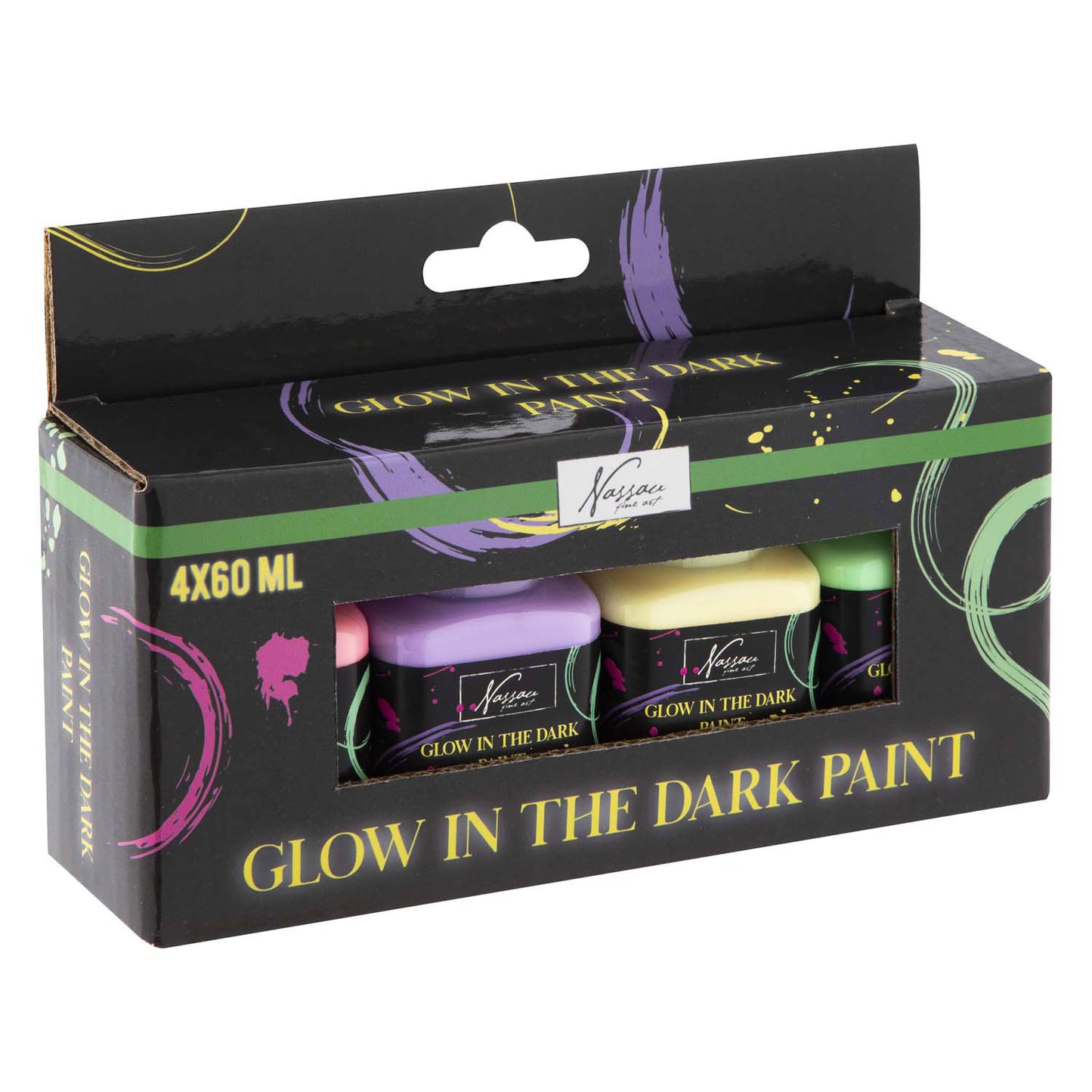 Creative Craft Group Acrylverf glow in the dark, 4x60ml