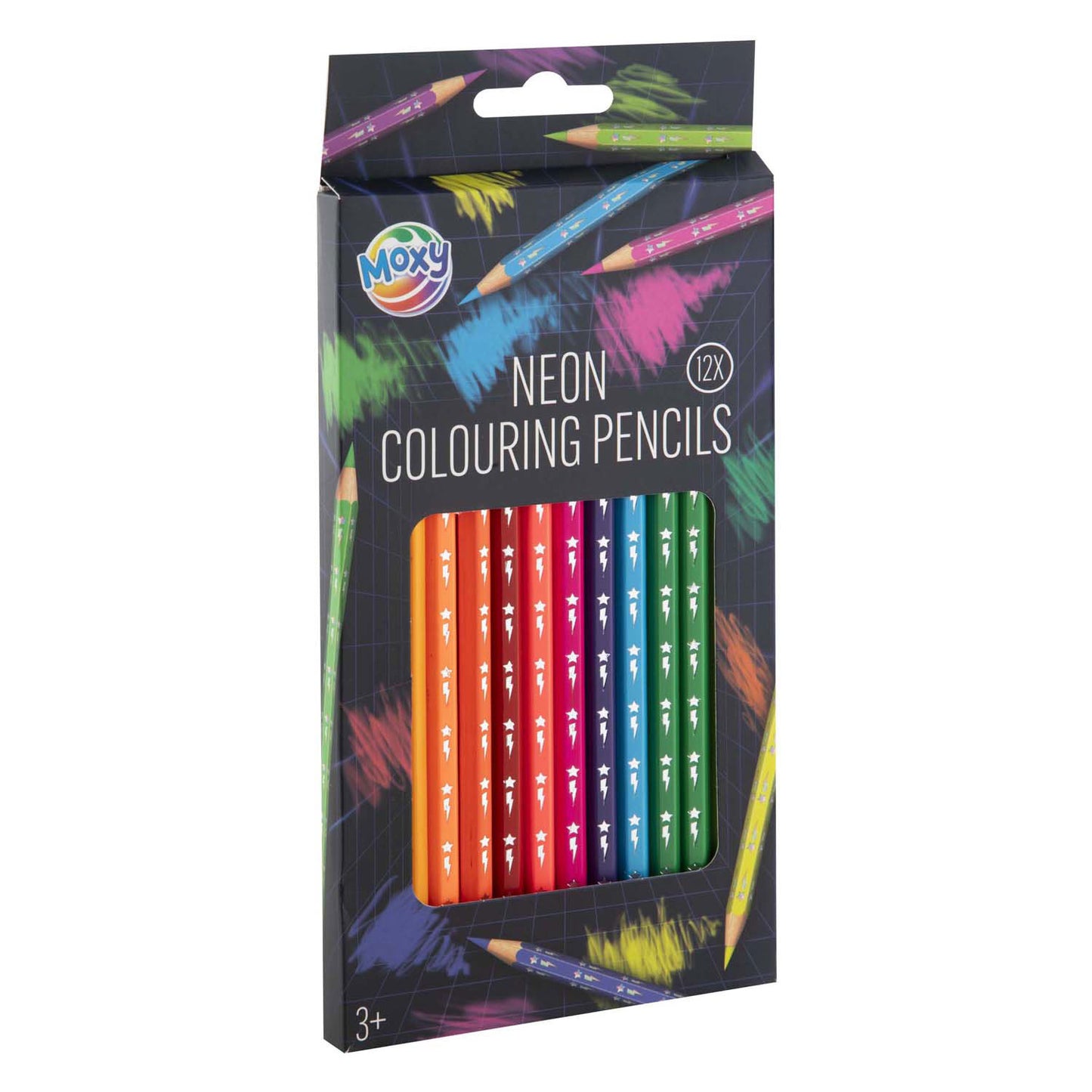 Creative Craft Group Kleurpotloden neon, 12st.